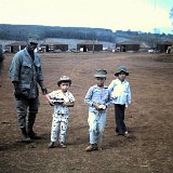 "Unknown Soldiers with Montagnard Children Quan Loi 1967 (Do you Know thier names?) - ABtry 6/27th Arty"